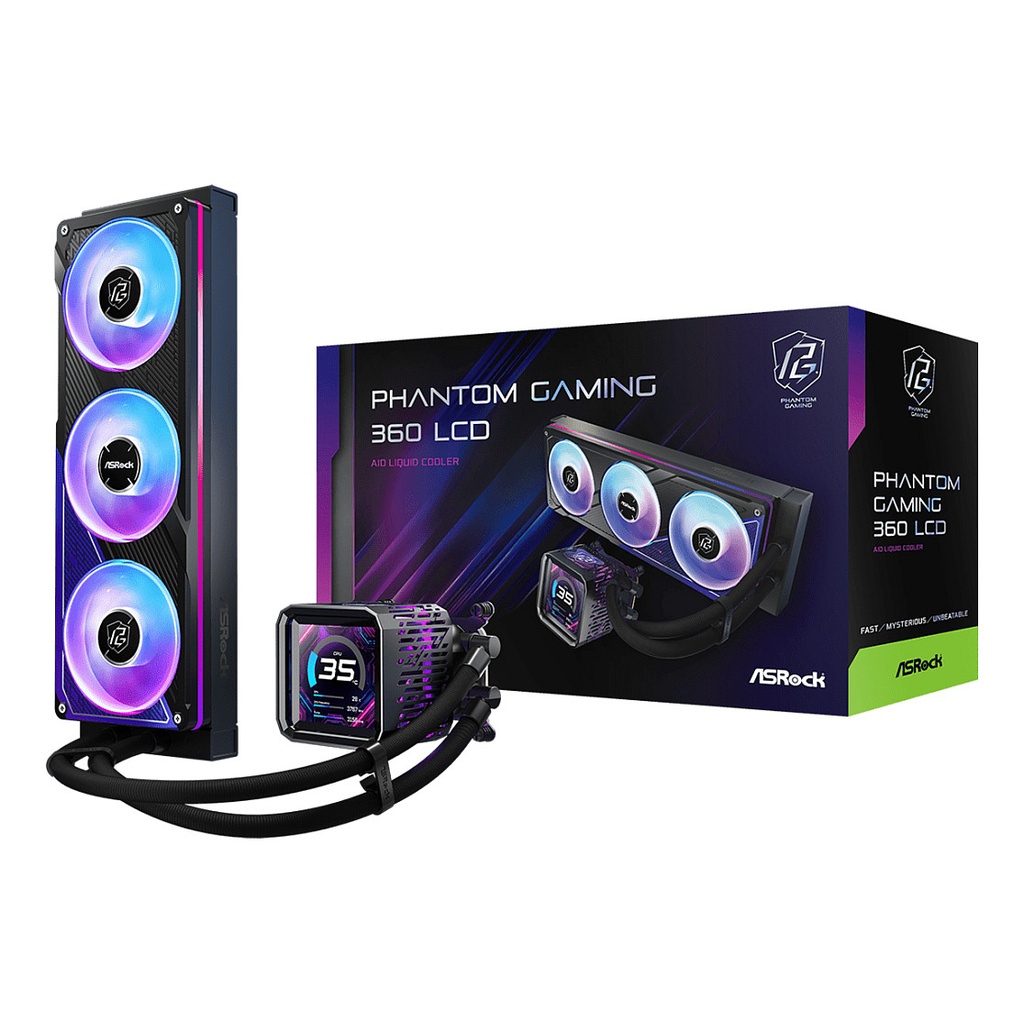ASRock Phantom Gaming 360 LCD - 90-APGA36-BAAGA5 Air - 90-APGA36-BAAGA5