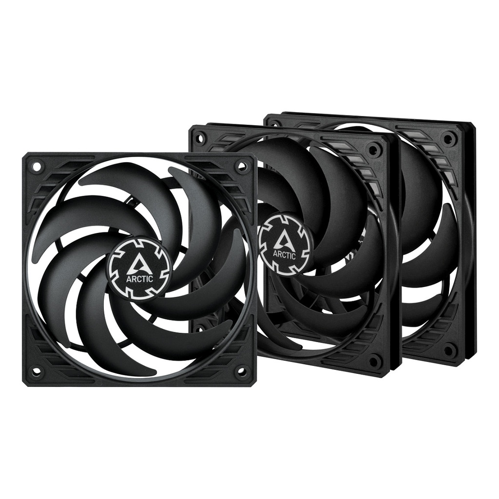 K ARCTIC Cooler P12 SLIM PWM PST 3pcs Value Pack