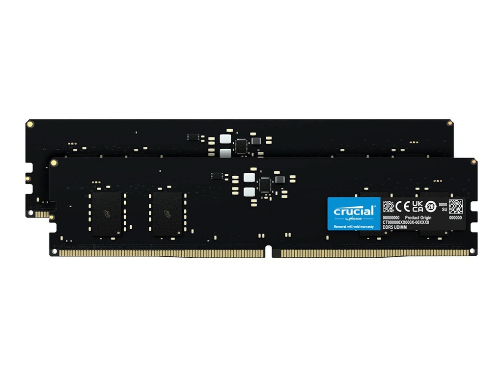 Crucial 16GB (2x8GB) DDR5-4800 DIMM - CT2K8G48C40U5