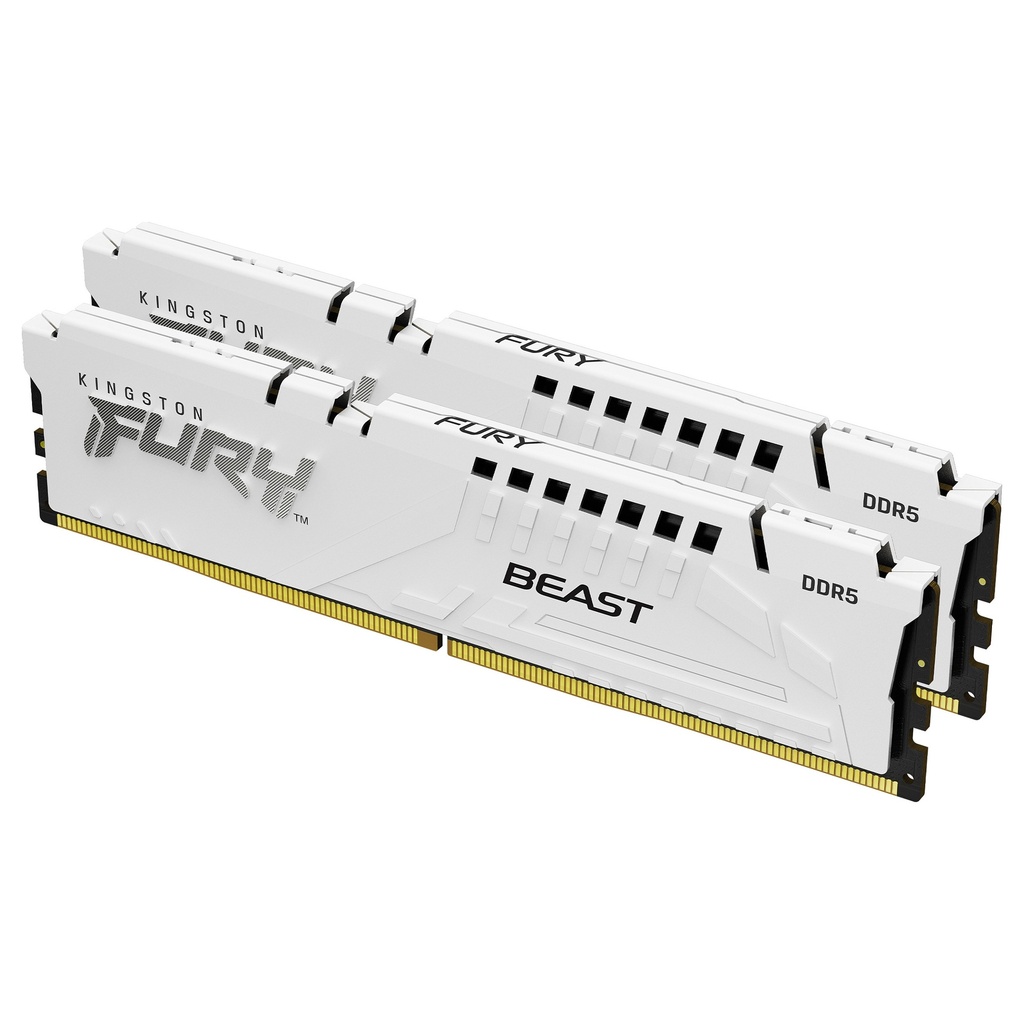 KINGSTON 64GB 6400MT/s DDR5 CL32 DIMM Kit of 2 FURY Beast White EXPO