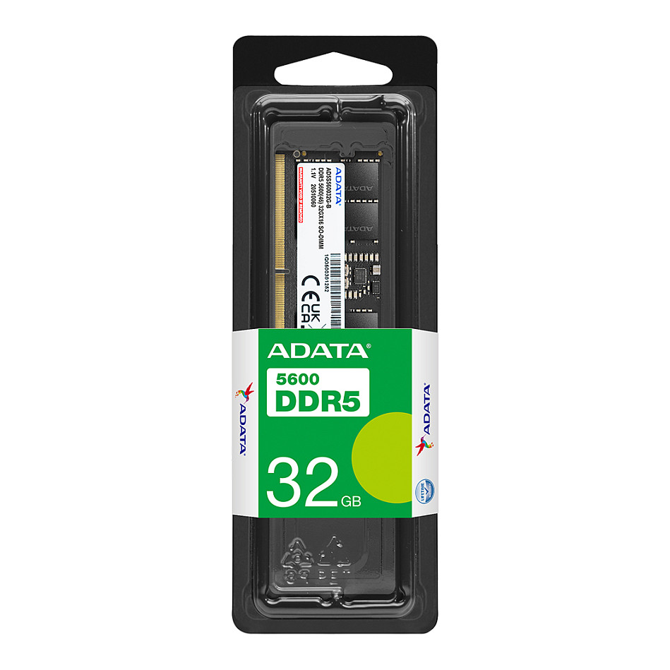 ADATA 32GB DDR5-5600 SO-DIMM - AD5S560032G-S