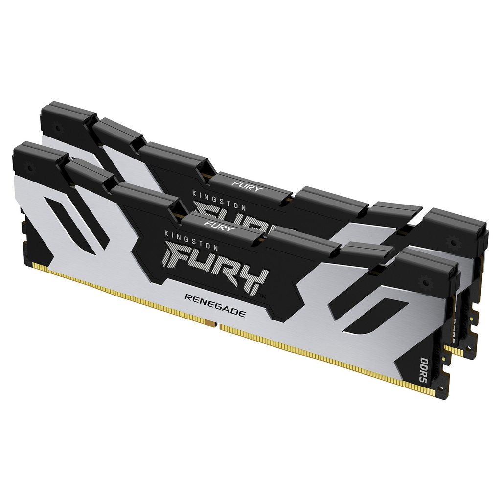 KINGSTON 32GB 6400MT/s DDR5 CL32 DIMM Kit of 2 FURY Renegade Silver