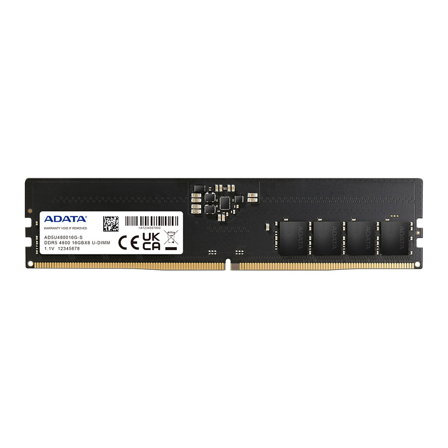 ADATA 16GB DDR5-4800 DIMM - AD5U480016G-S