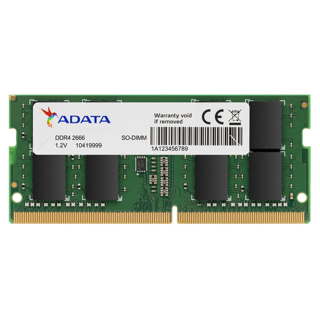 16 GB ADATA SO-DIMM 2666 (1x 16 GB) · AD4S266616G19-SGN