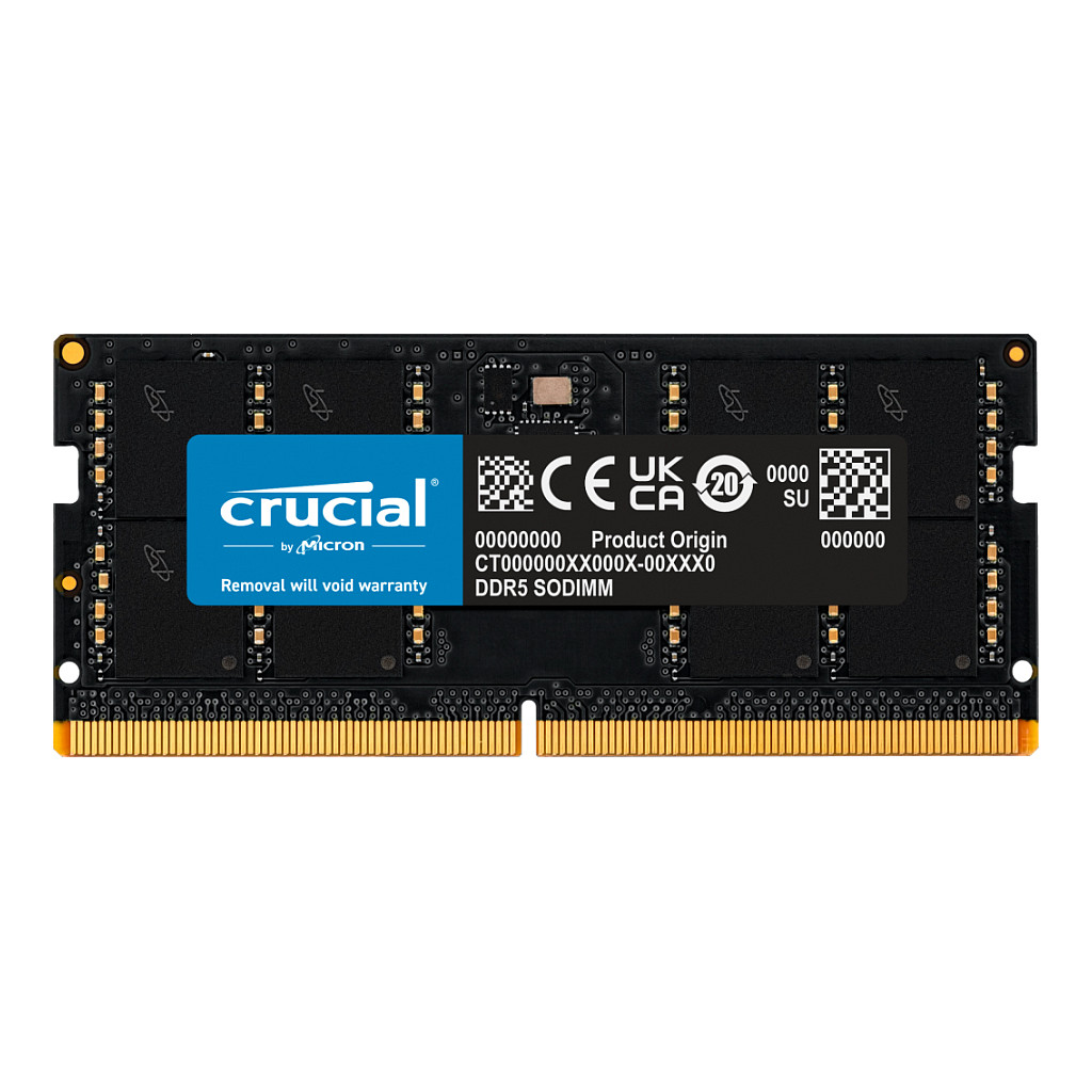 CRUCIAL DDR5-5600 64GB SODIMM CL46 (16Gbit)