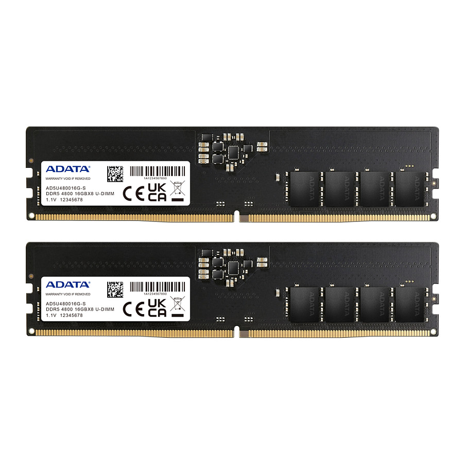 32GB ADATA DIMM 4800 (2x 16 GB) Dual-Kit · AD5U480016G-DT