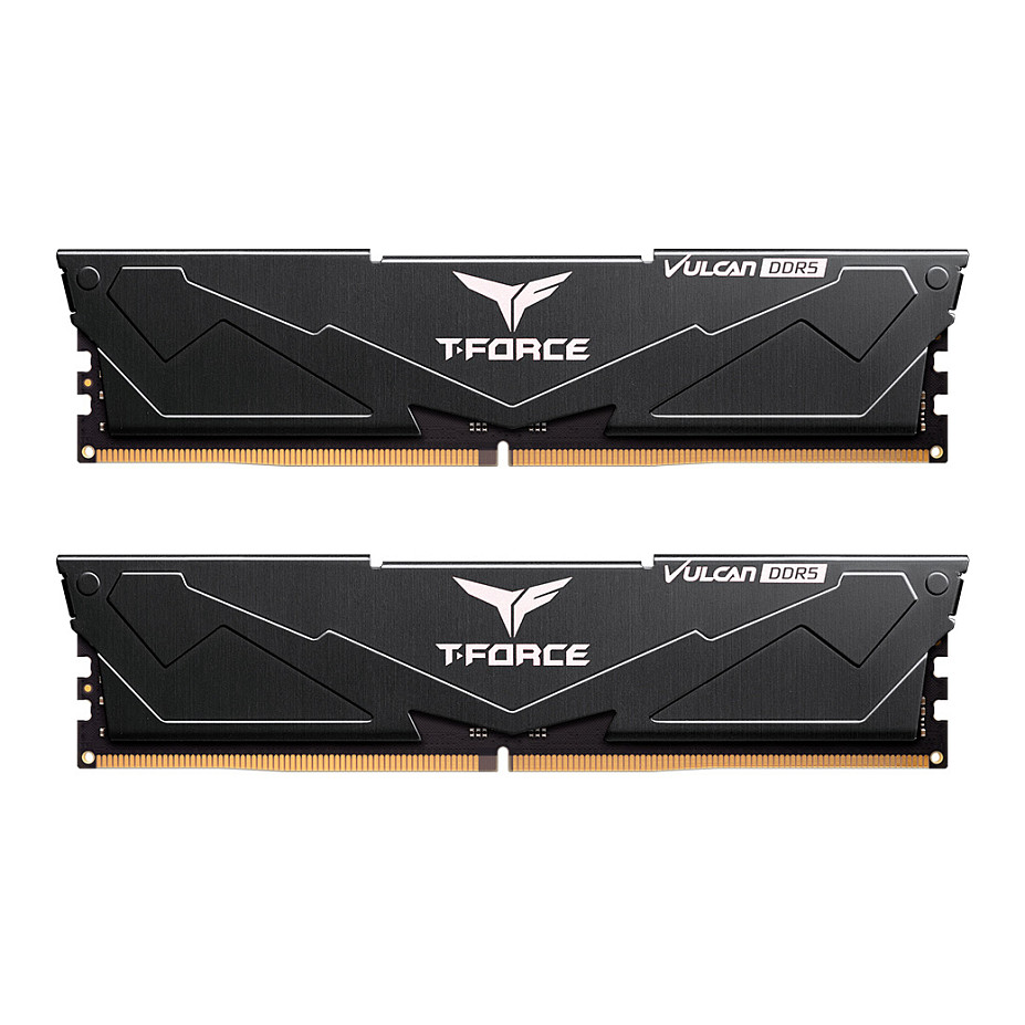 32GB Team Group T-Force Vulcan DDR5 Desktop Memory Black 6.000 MHz