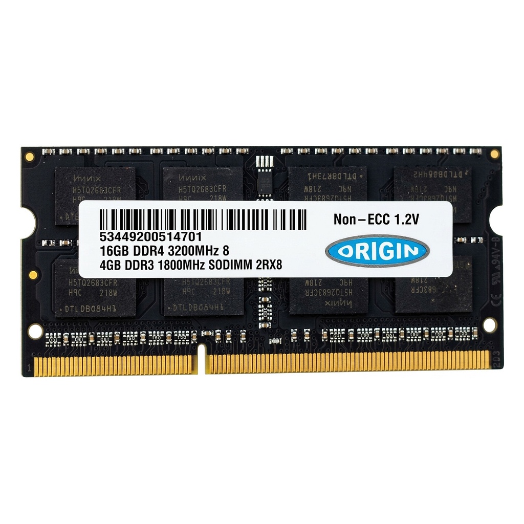 Origin Storage 16GB (8x2GB) DDR4-3200 SO-DIMM - OM16G43200SO2RX8NE12