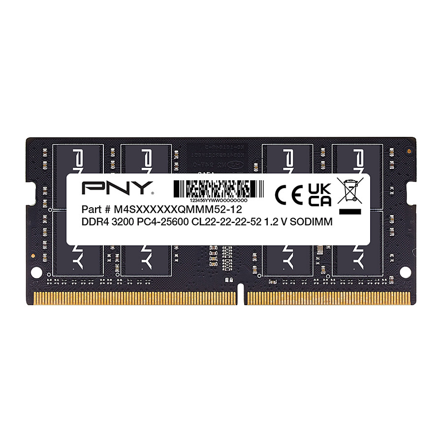 PNY 16GB (1x16GB) DDR4-3200 DIMM - MN16GSD43200-TB