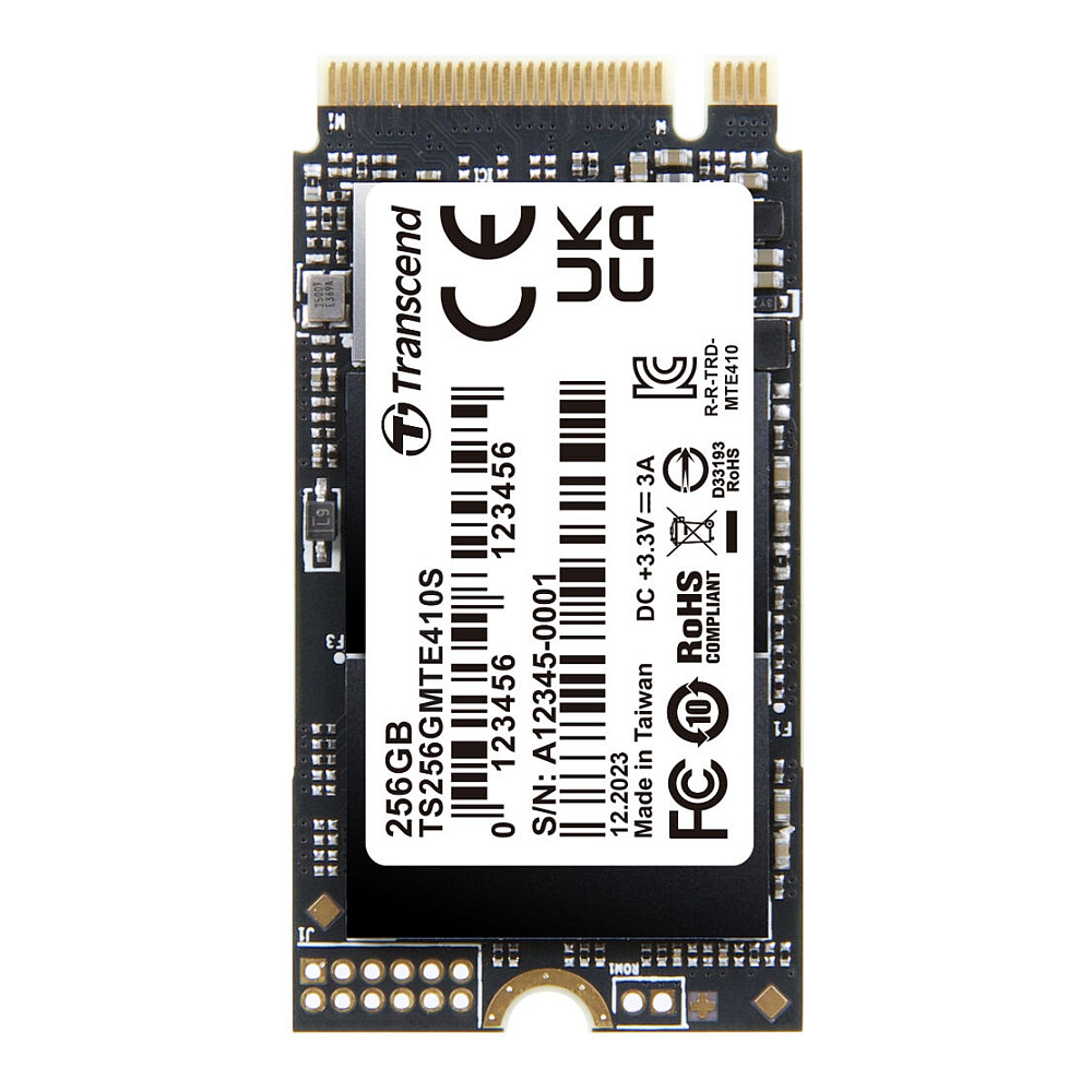 Transcend 3D 256GB M.2 NVMe - TS256GMTE410S