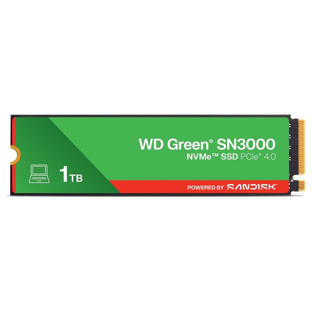 WD Western Digital SN3000 1TB M.2 NVMe - WDS100T4G0E-00CPS0