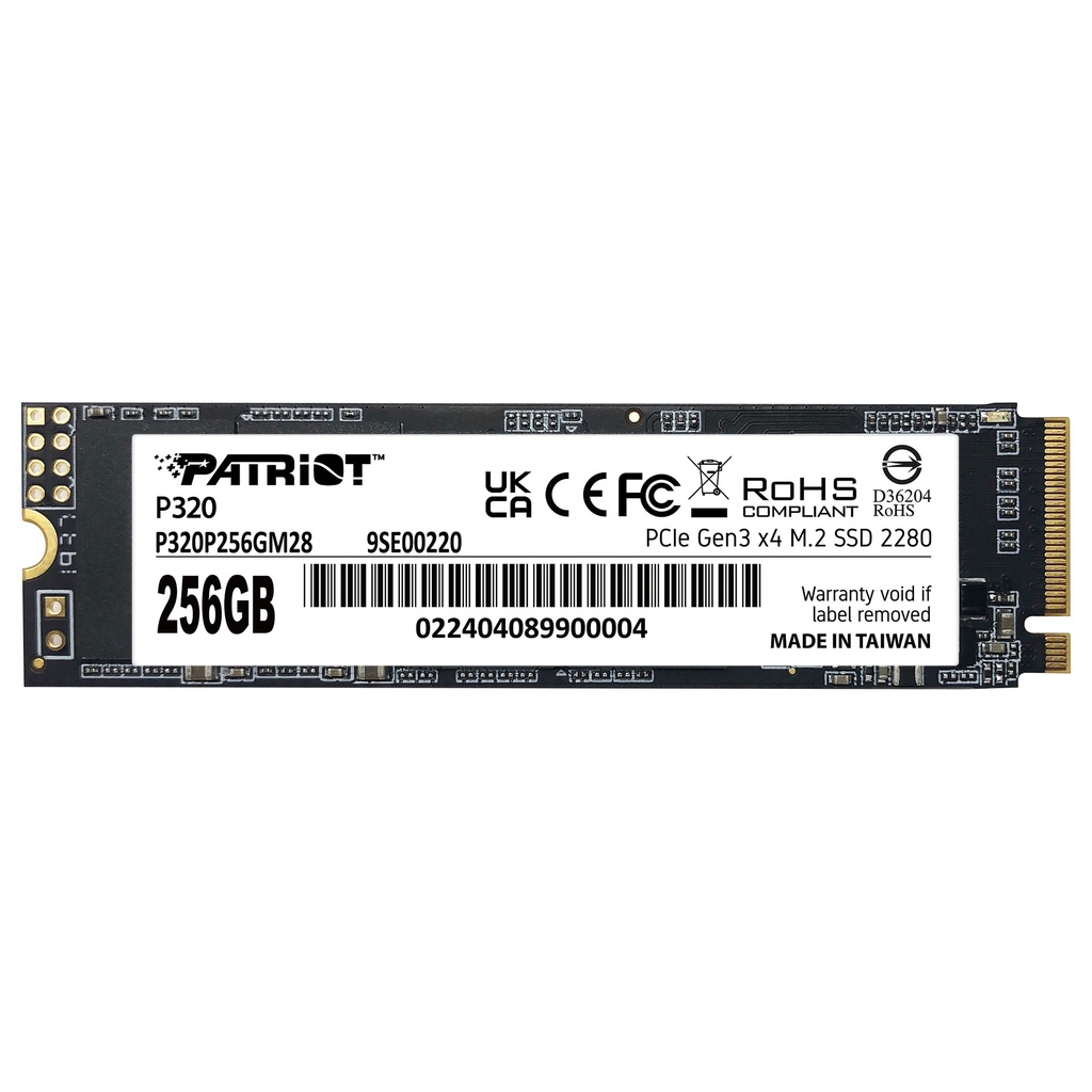 Patriot P320 3.0 2200 1200 PE996 256GB M.2 - P320P256GM28