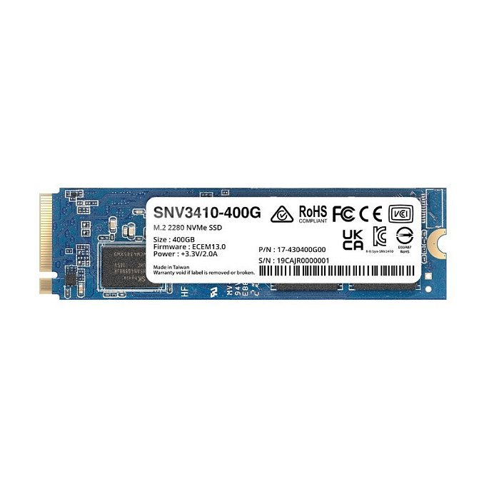 Synology SNV3410 - SNV3410 - SNV3410 - SNV3410 - SNV3410 400GB M.2 NVMe - SNV3410-400G