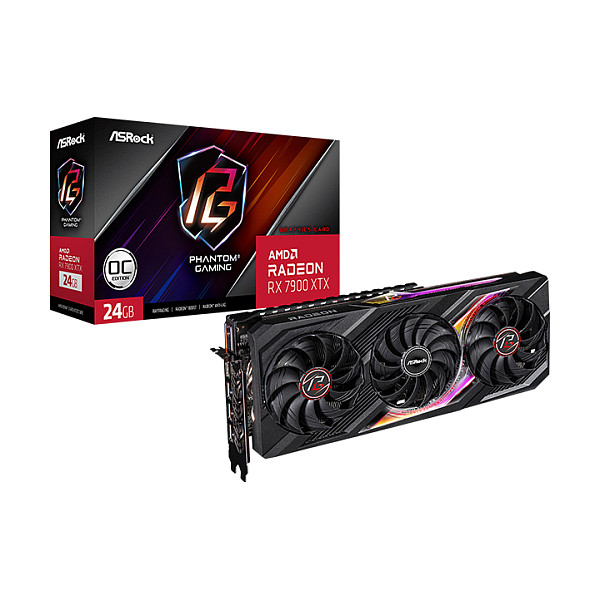 ASRock RX 7900XTX Radeon Phantom Gaming OC - 90-GA3YZZ-00UANF - 90-GA3YZZ-00UANF 24GB GDDR6 - 90-GA3YZZ-00UANF