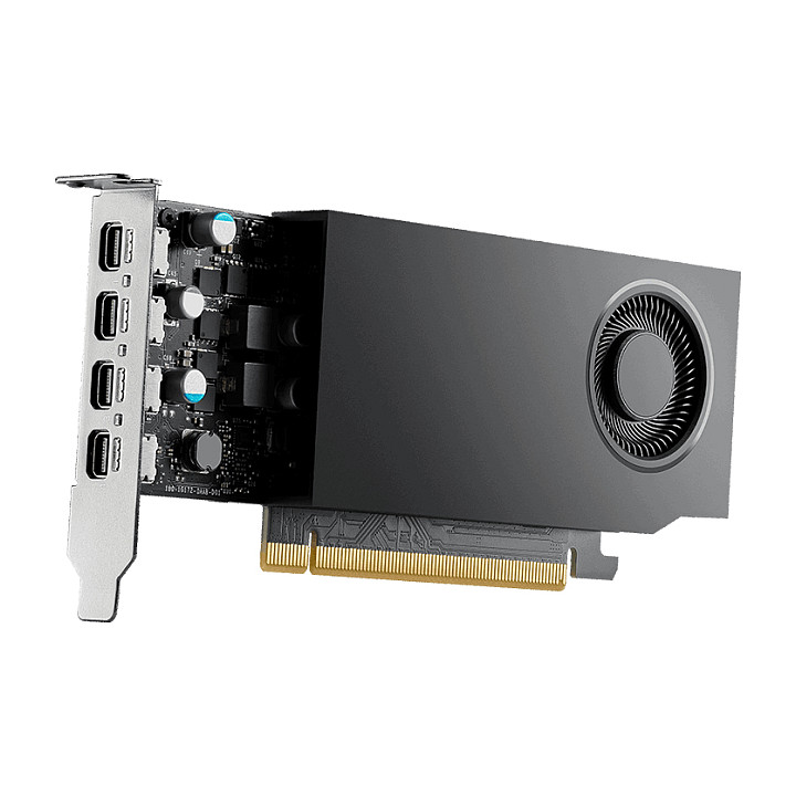 PNY Quadro NVIDIA RTX A400 Ampere Low Profile - VCNRTXA400-PB - VCNRTXA400-PB 4GB - VCNRTXA400-PB