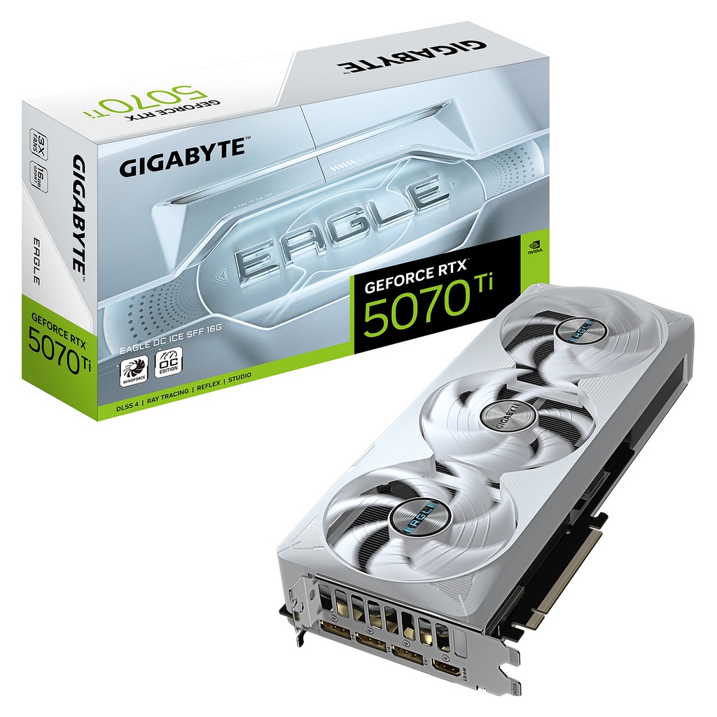 Gigabyte RTX 5070 Ti Eagle Ice OC SFF 16GB GDDR7 - GV-N507TEAGLEOC ICE-16GD