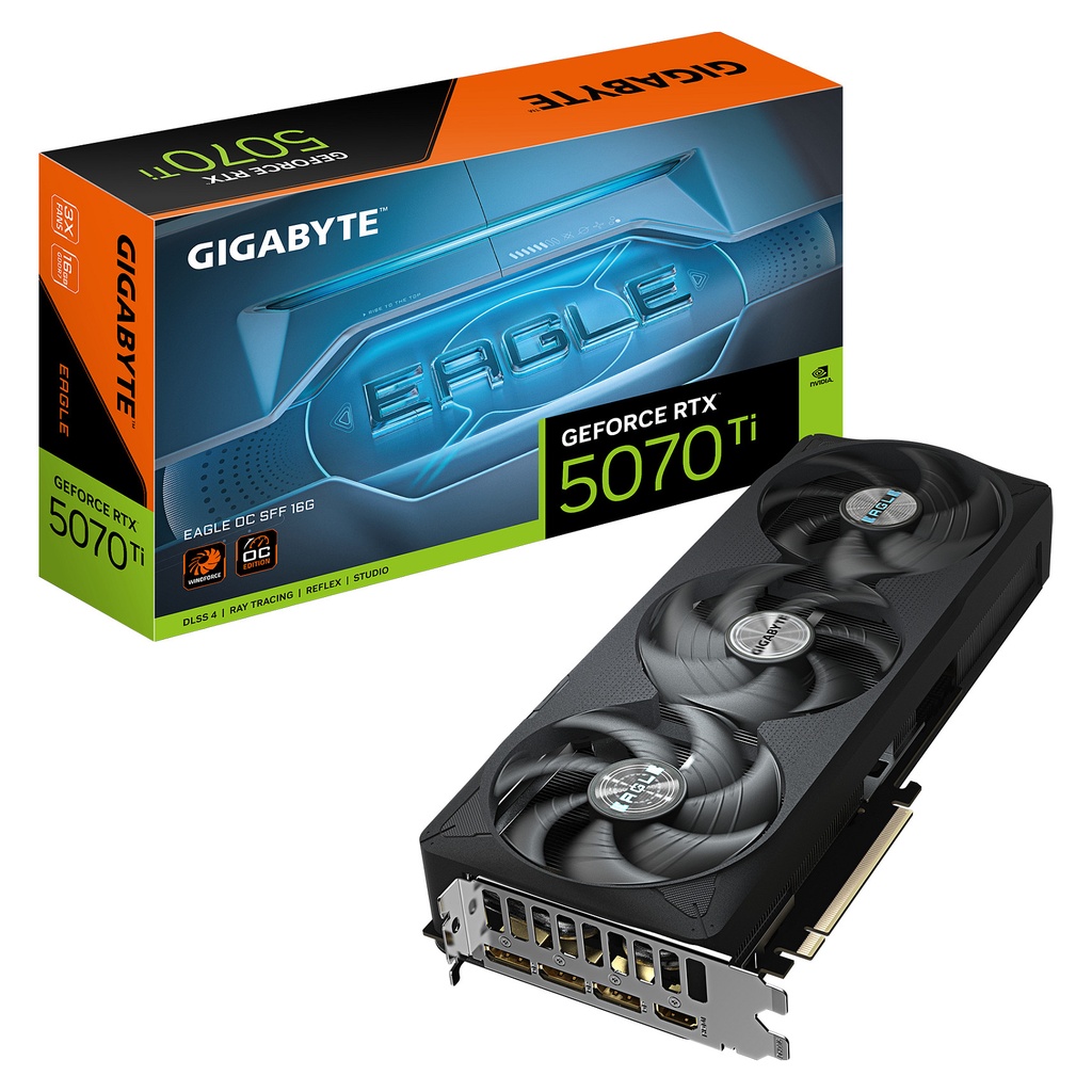 Gigabyte RTX 5070 Ti Eagle OC SFF - GV-N507TEAGLE OC-16GD - GV-N507TEAGLE OC-16GD 16GB GDDR7 - GV-N507TEAGLE OC-16GD