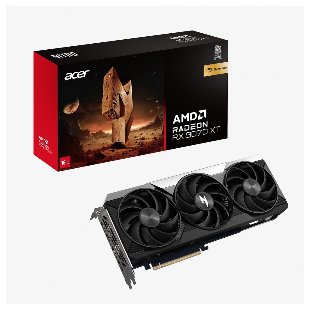 Acer RX 9070 XT Nitro Radeon OC - DP.Z4DWW.P01 - DP.Z4DWW.P01 - DP.Z4DWW.P01 16GB GDDR6 - DP.Z4DWW.P01