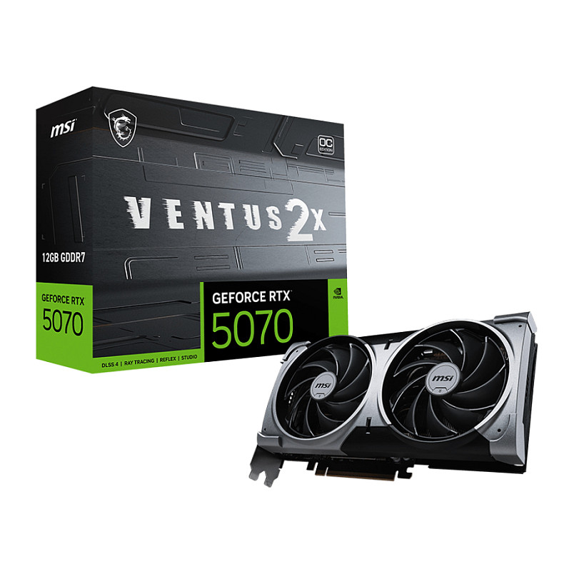 MSI RTX 5070 Ventus 2X OC - V532-003R - V532-003R - V532-003R 12GB GDDR7 - V532-003R