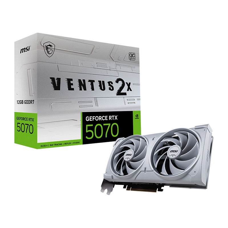 MSI RTX 5070 Ventus 2X OC - V532-004R - V532-004R - V532-004R 12GB GDDR7 - V532-004R