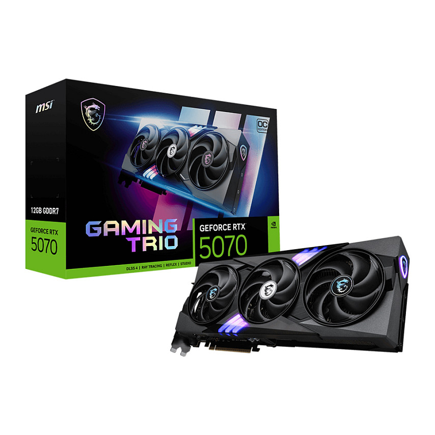 MSI RTX 5070 Gaming Trio OC GDDR - V532-019R - V532-019R 12GB - V532-019R