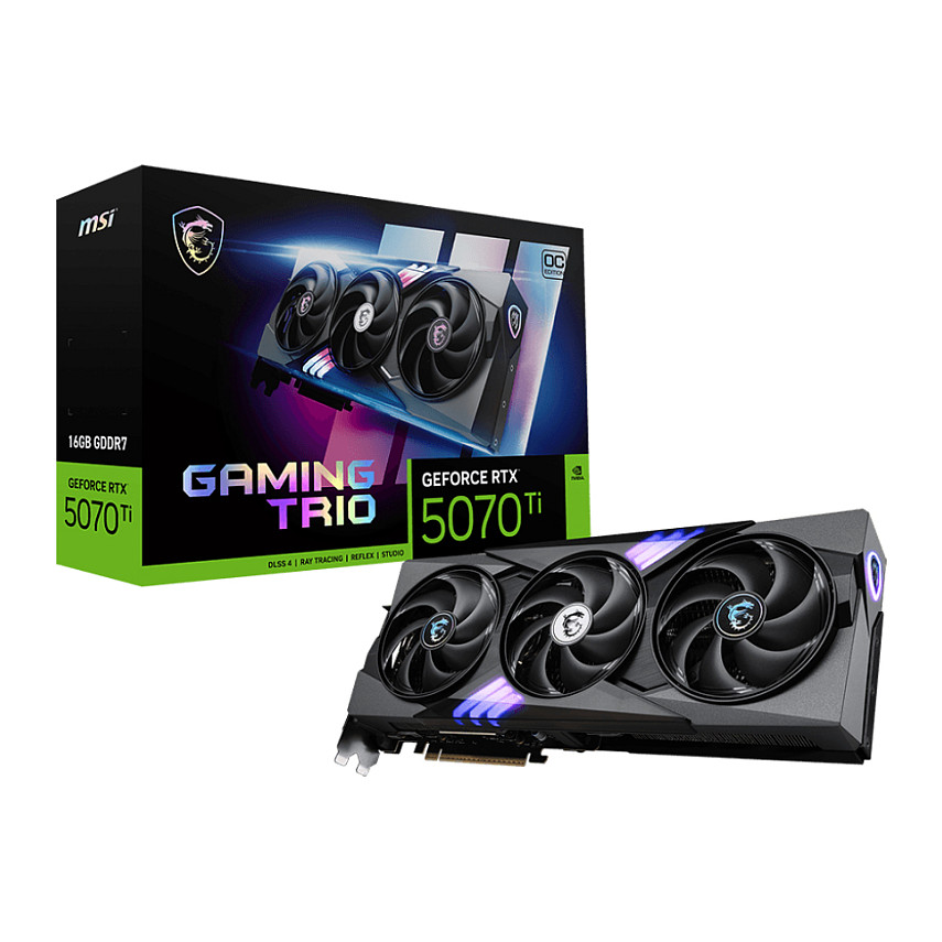 MSI RTX 5070 TI Gaming Trio OC - V531-240R - V531-240R 16GB GDDR7 - V531-240R