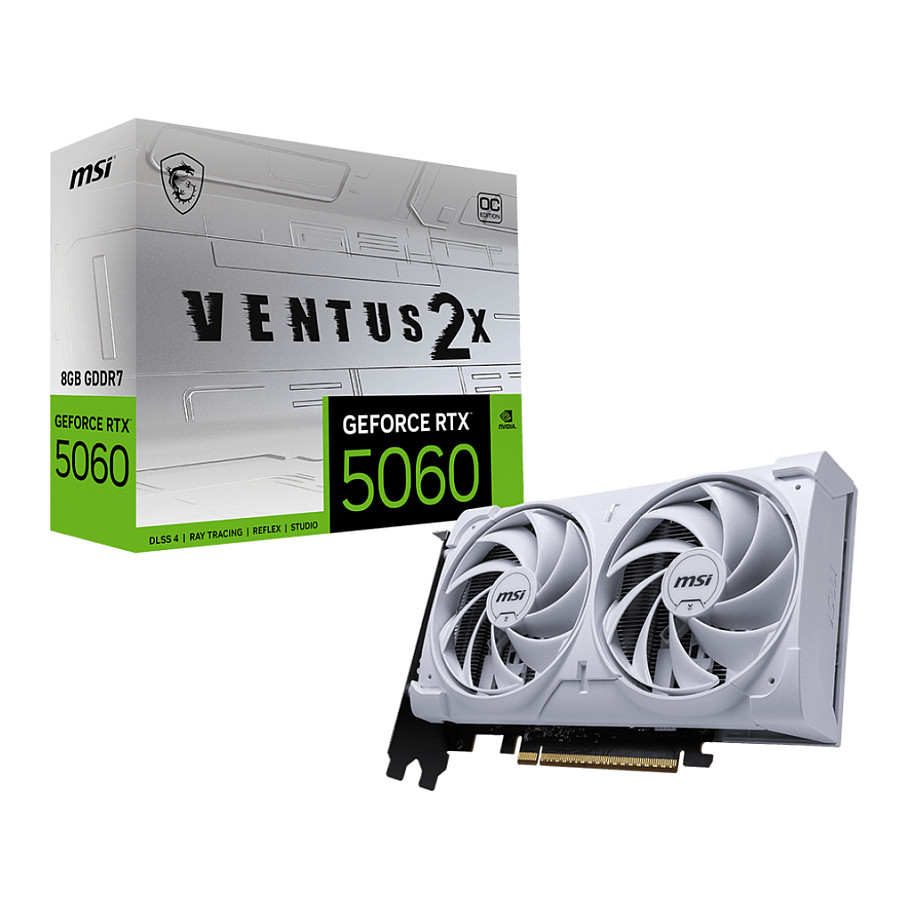 MSI RTX 5060 VENTUS 2X OC - V537-003R - V537-003R 8GB GDDR7 - V537-003R