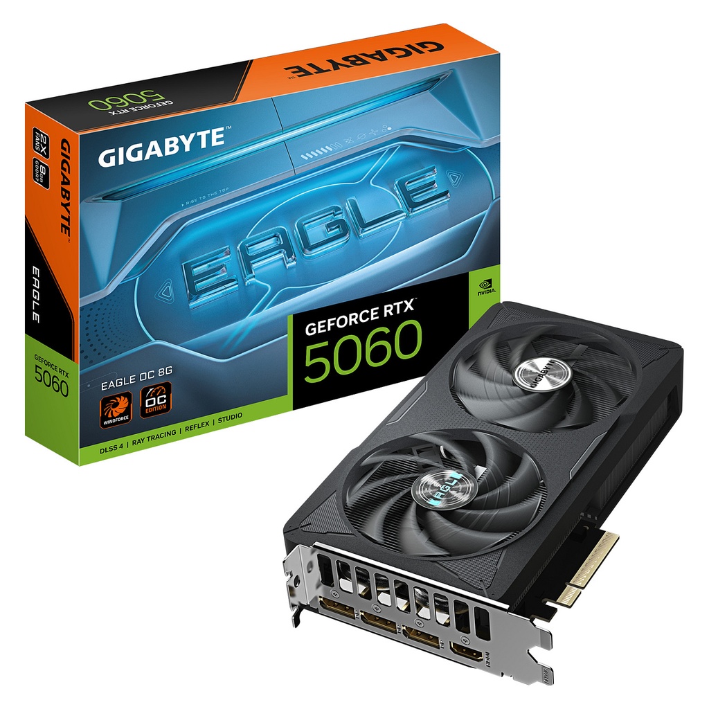 Gigabyte RTX 5060 EAGLE OC 8GB GDDR7 - GV-N5060EAGLE OC-8GD