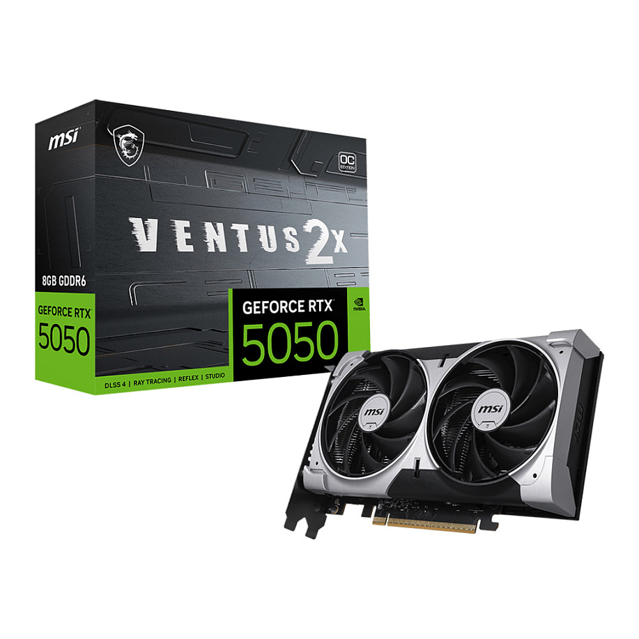 MSI RTX 5050 VENTUS 2X OC - V538-002R - V538-002R 8GB GDDR6 - V538-002R