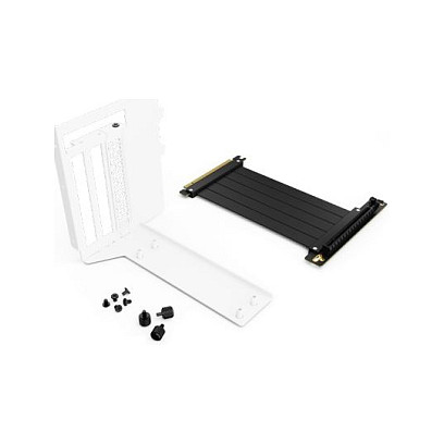 Sharkoon Rebel C Series VGC-Kit 4.0 Bracket with Riser cable (white, for Rebel C50 ATX case)