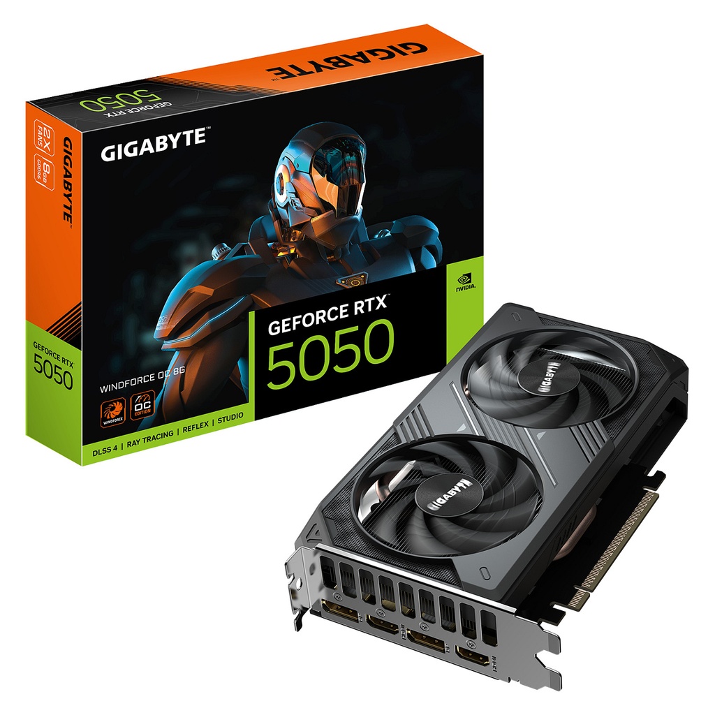 RTX 5050 8GB Gigabyte WINDFORCE OC GDDR6