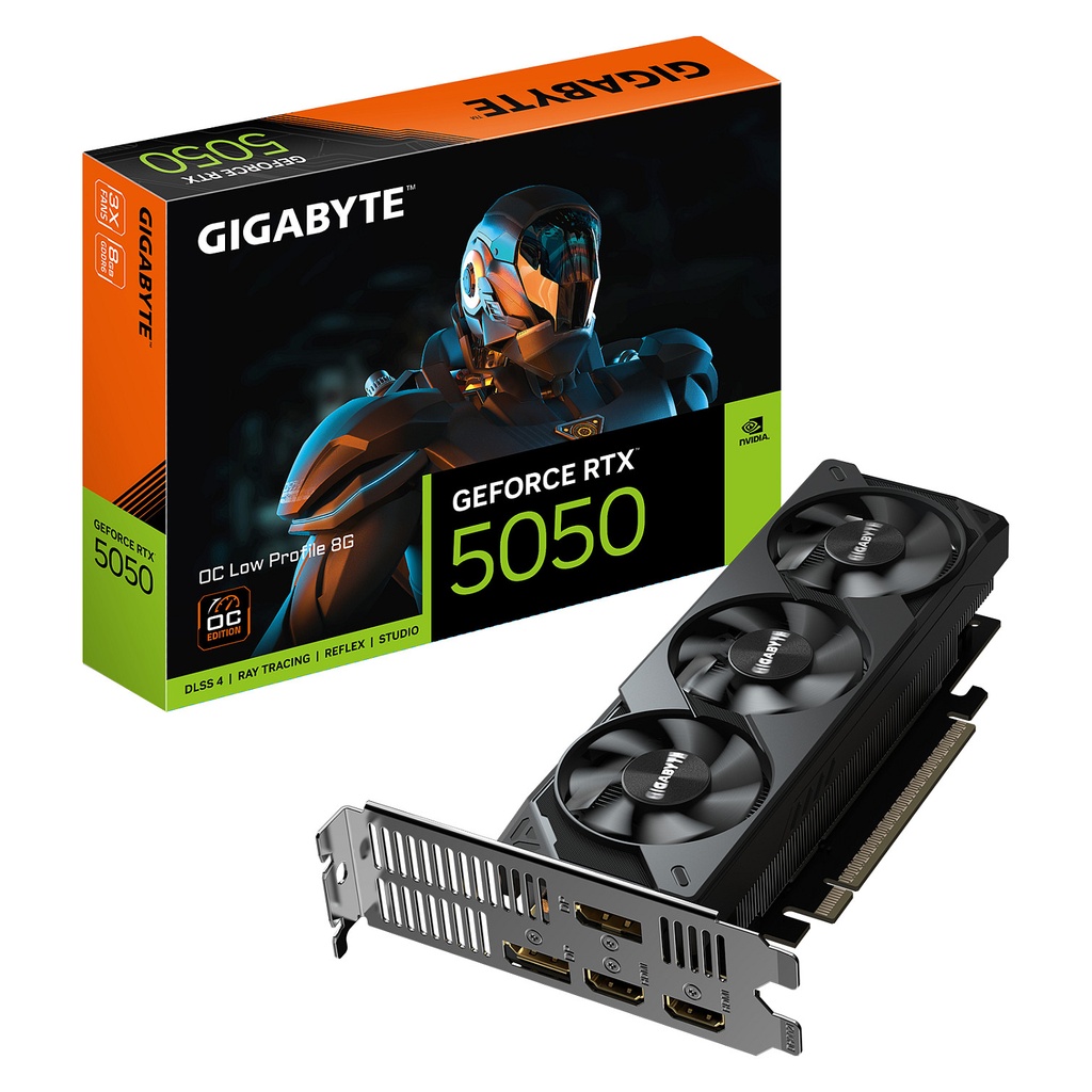Gigabyte RTX 5050 OC LOW PROFILE - GV-N5050OC-8GL - GV-N5050OC-8GL 8GB GDDR6 - GV-N5050OC-8GL