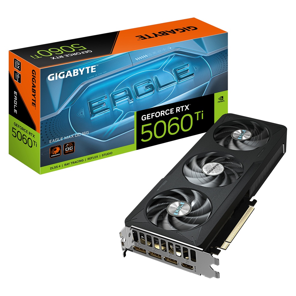 Gigabyte RTX 5060 TI Eagle Max OC 16GB GDDR7 - GV-N506TEAGLEMAX OC-16GD