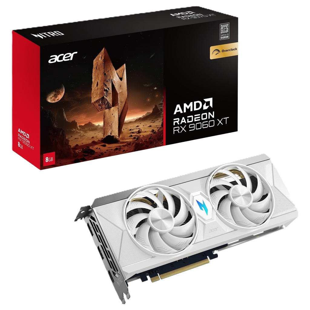 Acer RX 9060 XT Nitro OC - DP.Z4UWW.P02 - DP.Z4UWW.P02 8GB GDDR6 - DP.Z4UWW.P02