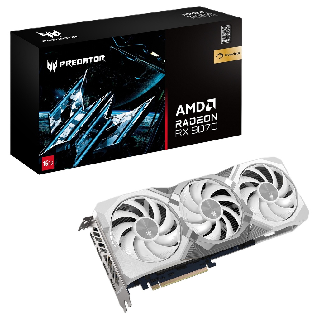 Acer RX 9070 Predator BiFrost OC - DP.Z4GWW.P02 - DP.Z4GWW.P02 16GB GDDR6 - DP.Z4GWW.P02