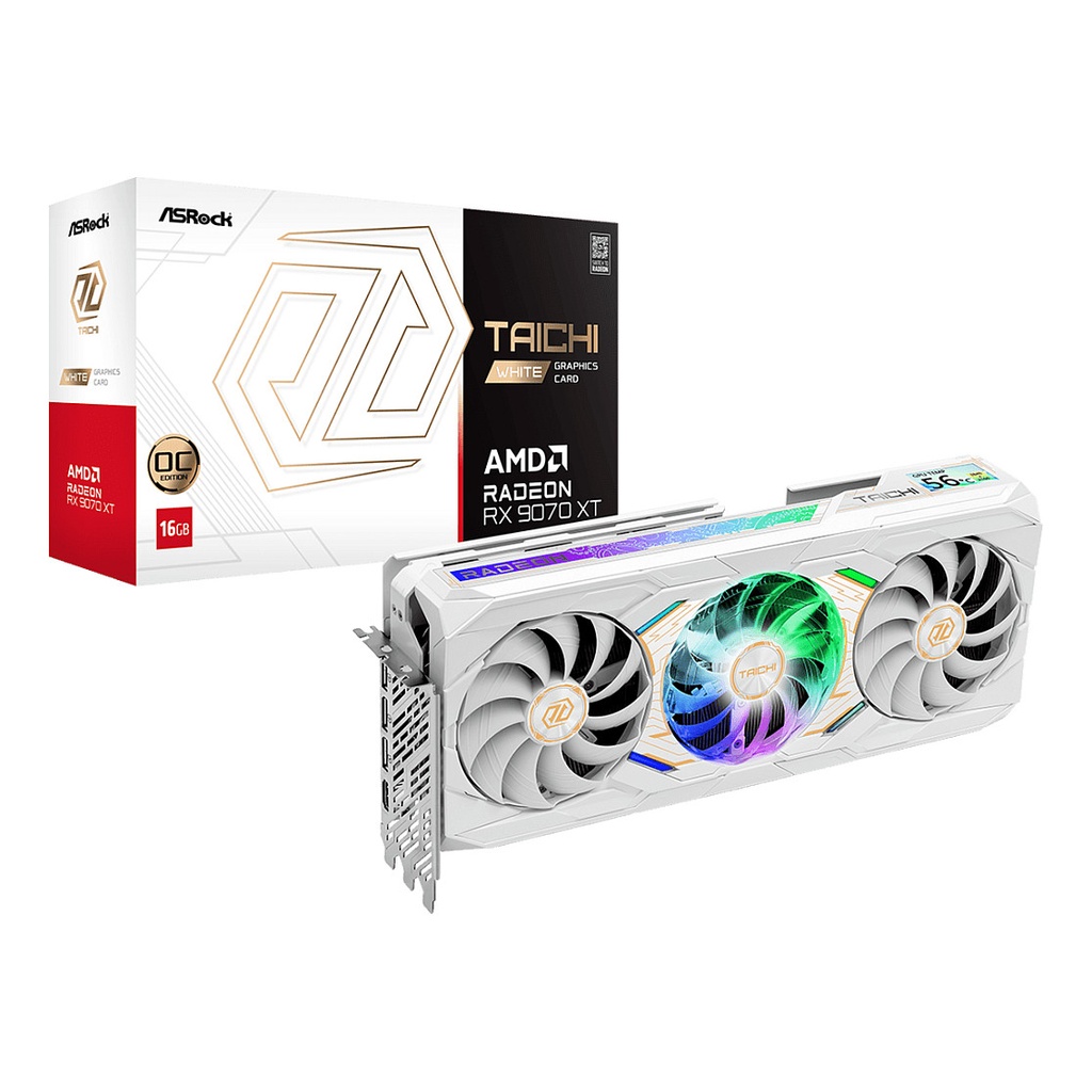 ASRock RX 9070 XT TCW 16GO DDR6 - 90-GA5YZZ-00UANZ - 90-GA5YZZ-00UANZ 16GB - 90-GA5YZZ-00UANZ