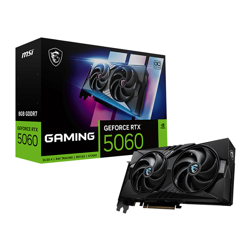 MSI RTX 5060 GAMING OC - V537-005R - V537-005R 8GB GDDR7 - V537-005R