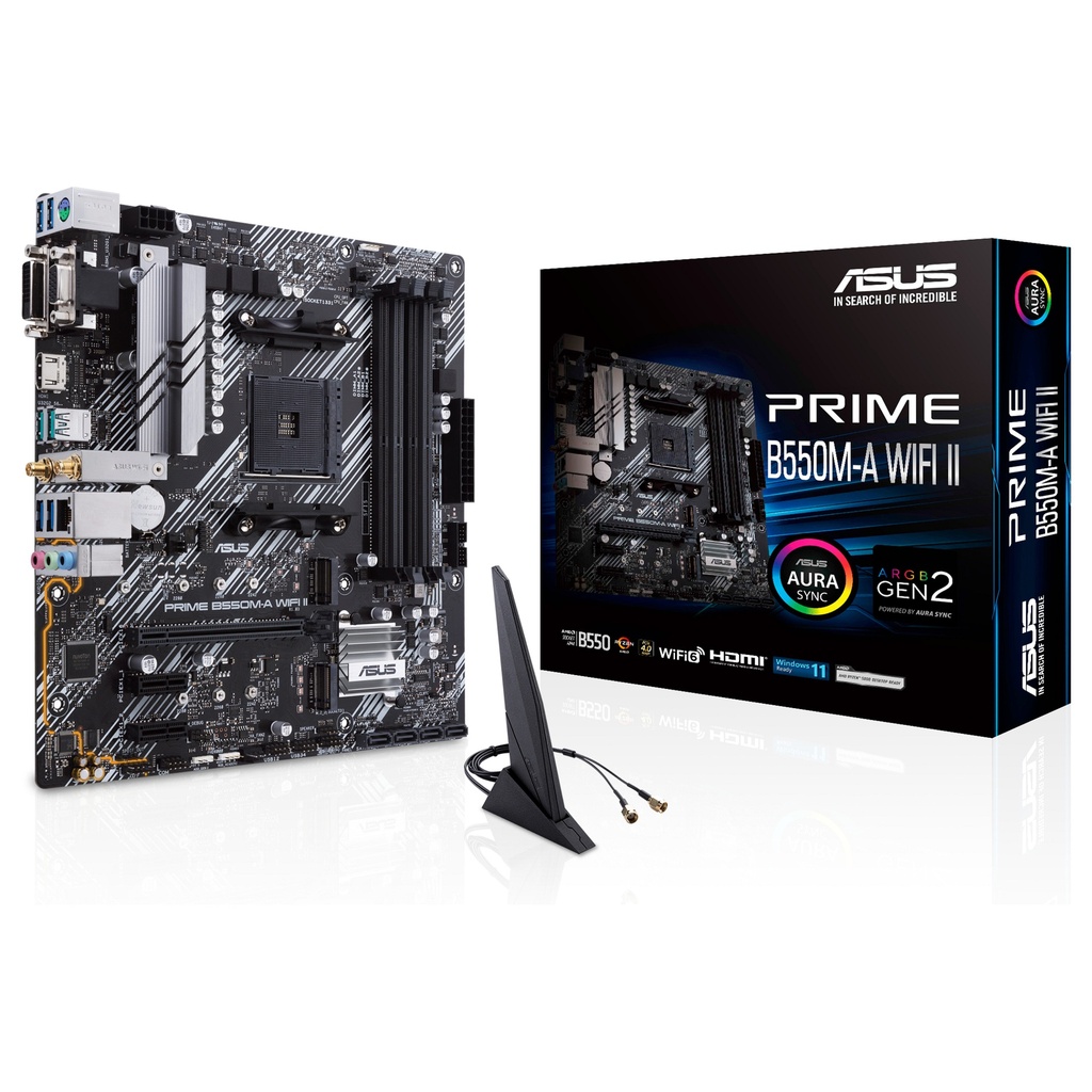 ASUS PRIME B550M-A II B550 AM4 - 90MB19X0-M0EAY0