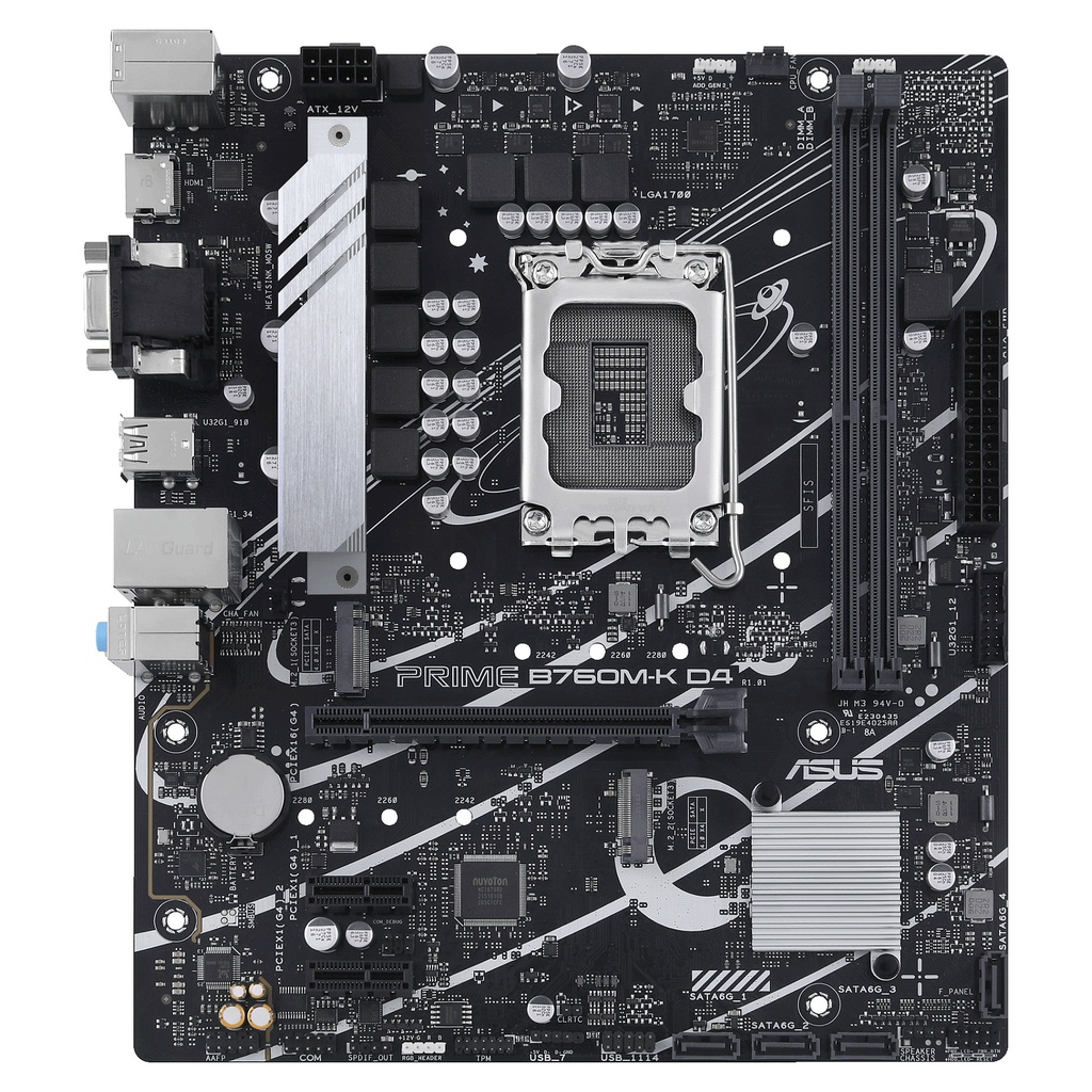 1700 ASUS PRIME B760M-K D4