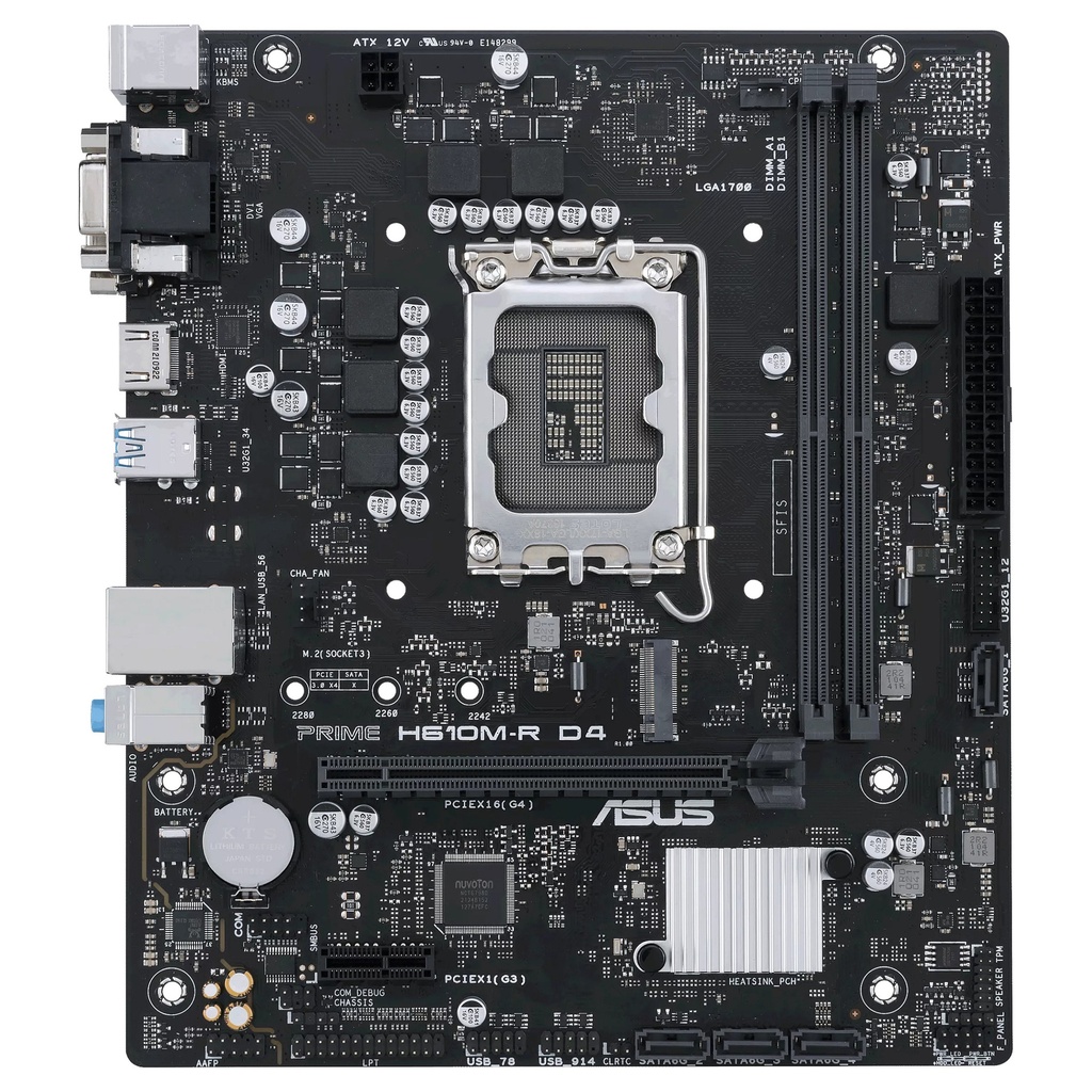 ASUS PRIME H610M-R H610 LGA1700 - 90MB1B40-M0ECY0