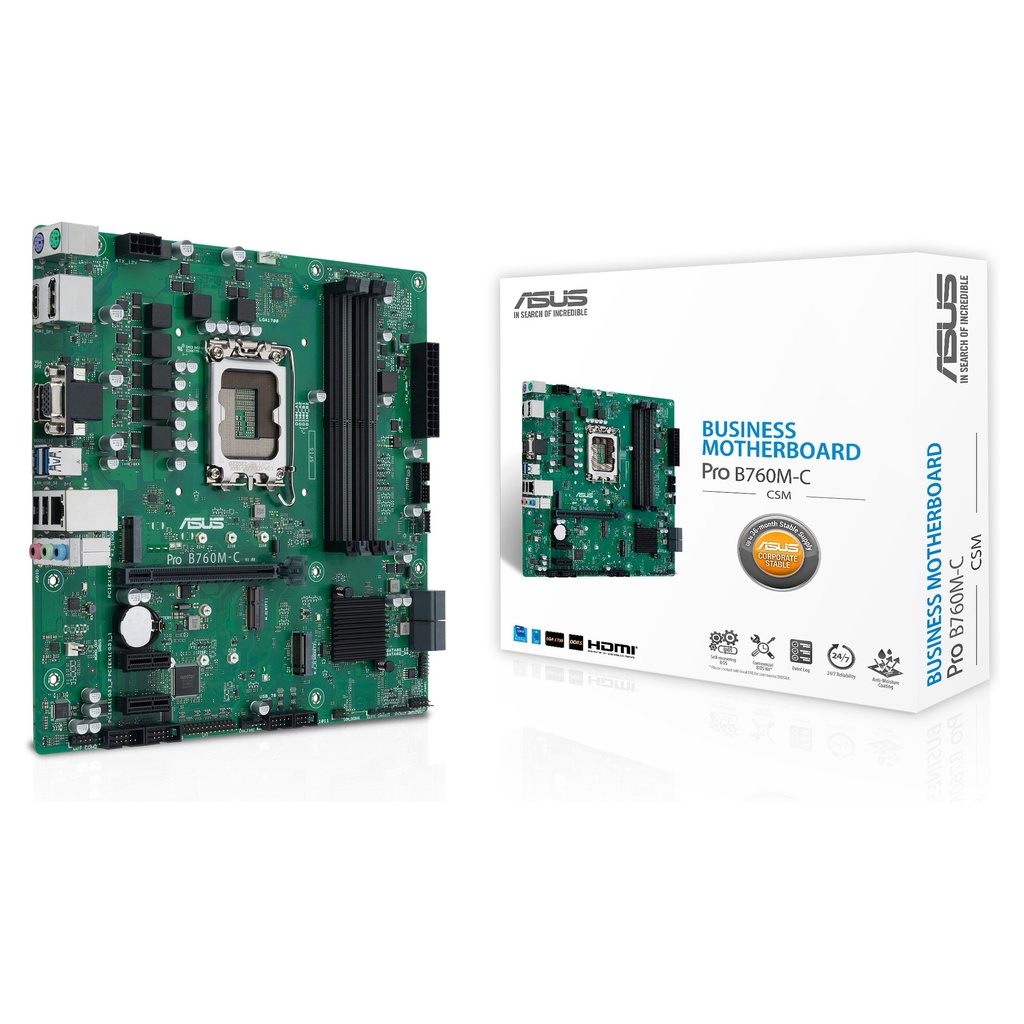 ASUS PRO B760M-C-CSM B760 LGA1700 - 90MB1DX0-M1EAYC