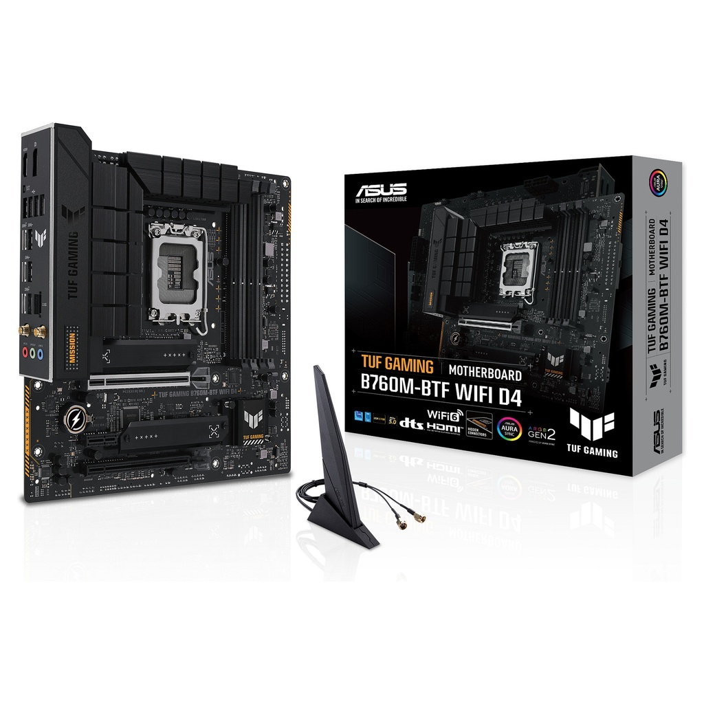 ASUS TUF B760M-PLUS GAMING BTF D4 B760 LGA1700 mATX - 90MB1E50-M0EAY0