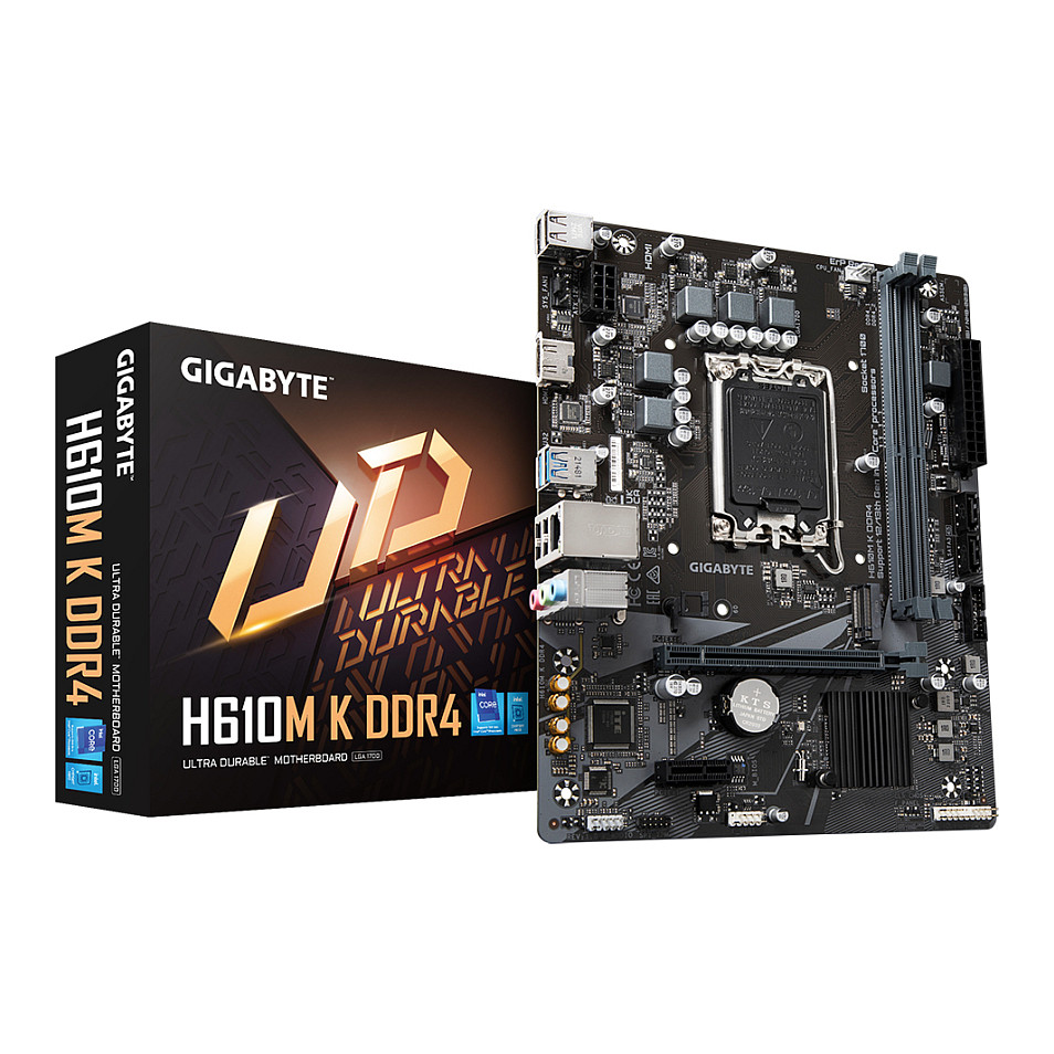 Gigabyte H610M K D4 H610M H610 LGA1700 mATX - H610M K DDR4