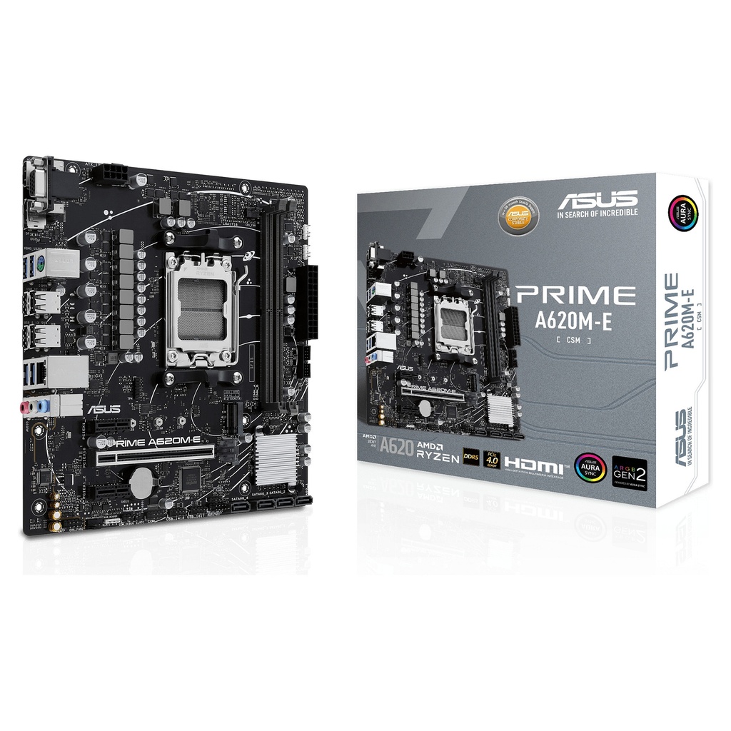 ASUS Prime A620M-E-CSM A620 AM5 mATX - 90MB1F50-M0EAYC