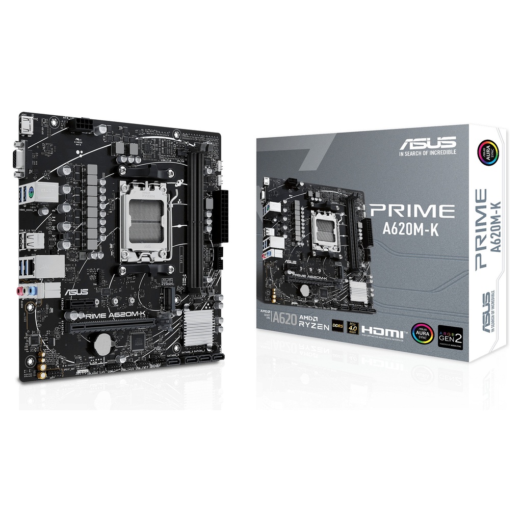 ASUS PRIME A620M-K A620 AM5 mATX - 90MB1F40-M0EAY0
