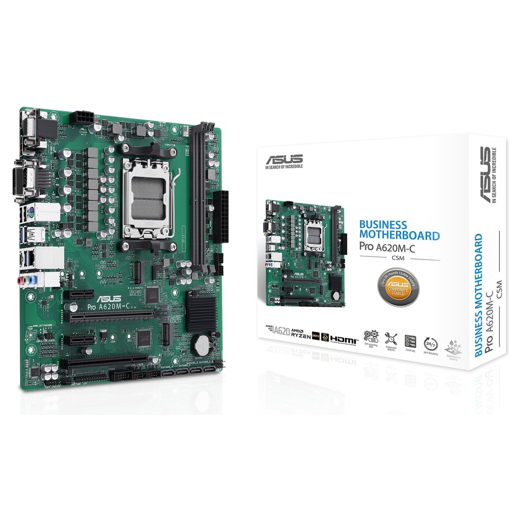 ASUS PRO A620M-C-CSM A620 mATX - 90MB1F80-M0EAYC