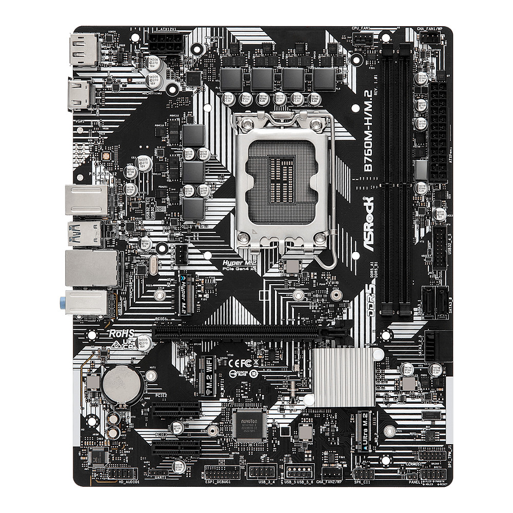 ASRock B760M-HDV M.2 B760 LGA1700 - 90-MXBMJ0-A0UAYZ