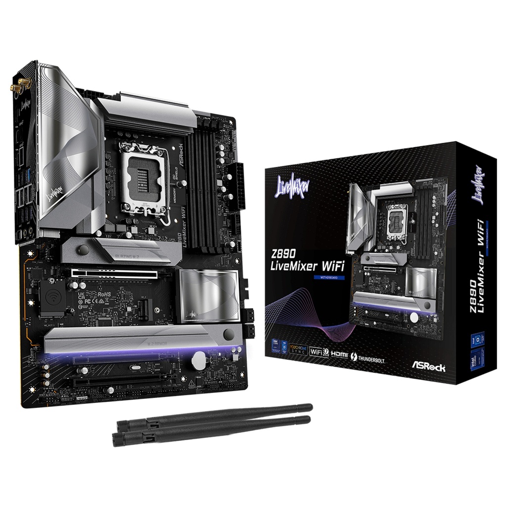 ASRock LiveMixer Z890 LGA1851 - 90-MXBPE0-A0UAYZ