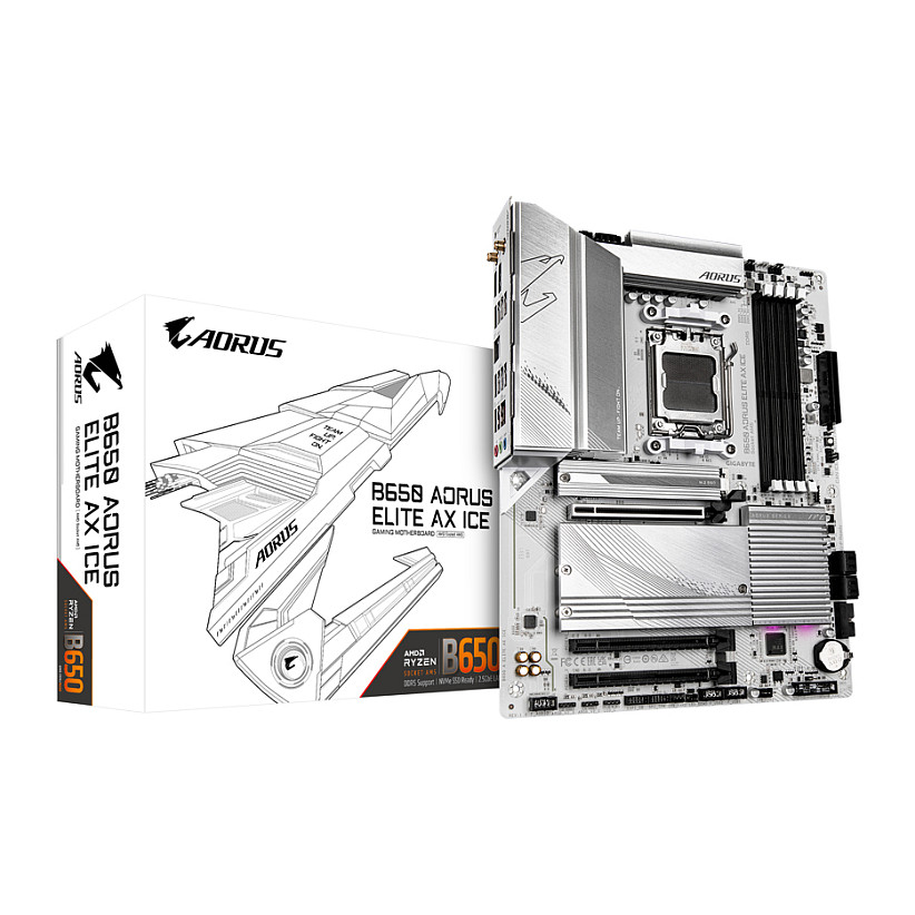 Gigabyte AORUS ELITE AX ICE B650 AM5 - B650 AORUS ELITE AX ICE