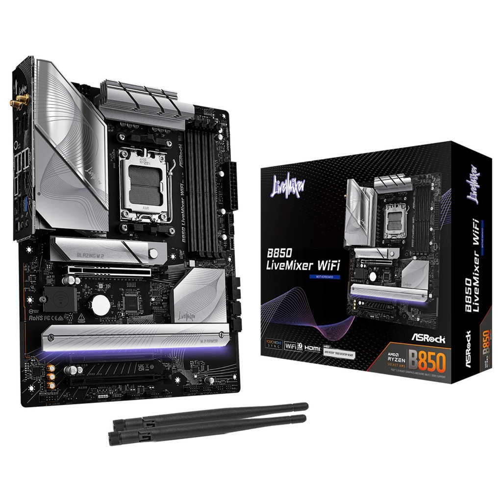 ASRock LiveMixer B850 AM5 - 90-MXBQU0-A0UAYZ